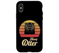 Enjoy Cool Funny Otter Novelty Graphic Tees & Cool Designs Carcasa para iPhone X/XS