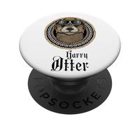 Enjoy Cool Funny Otter Novelty Graphic Tees & Cool Designs PopSockets PopGrip Adhesivo
