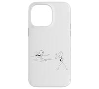 Enjoy Cool Funny Stick Figures Men Fighting Graphic Designs Carcasa para iPhone 14 Pro MAX