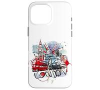 Enjoy Cool London Sketch Drawing Illustration Graphic Design Carcasa para iPhone 16 Pro MAX