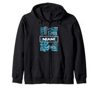 Enjoy Cool Miami Florida Novelty Graphic Tees & Cool Designs Sudadera con Capucha
