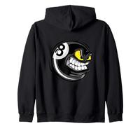 Enjoy Cool Pool Billiards Angry 8 Ball Graphic Designs Sudadera con Capucha