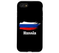 Enjoy Cool Russia Flag Style Novelty Graphic Cool Designs Carcasa para iPhone SE (2020) / 7/8
