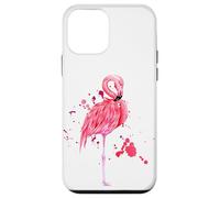 Enjoy Cool Summer Beach Sun with Pink Flamingo Graphic Cute Carcasa para iPhone 12 Mini