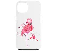 Enjoy Cool Summer Beach Sun with Pink Flamingo Graphic Cute Carcasa para iPhone 13