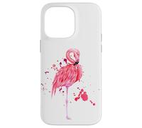 Enjoy Cool Summer Beach Sun with Pink Flamingo Graphic Cute Carcasa para iPhone 14 Pro MAX