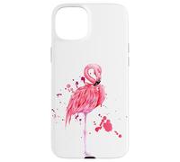Enjoy Cool Summer Beach Sun with Pink Flamingo Graphic Cute Carcasa para iPhone 15 Plus