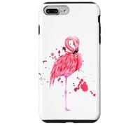 Enjoy Cool Summer Beach Sun with Pink Flamingo Graphic Cute Carcasa para iPhone 7 Plus/8 Plus