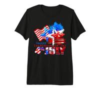 Enjoy Cool USA 4th of July tee Shirts Happy Independence Day Camiseta Premium
