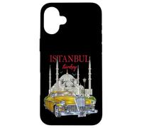 Enjoy Cool Vintage Retro Istanbul Turkey Car Graphic Designs Carcasa para iPhone 16 Plus