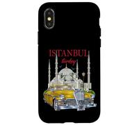 Enjoy Cool Vintage Retro Istanbul Turkey Car Graphic Designs Carcasa para iPhone X/XS