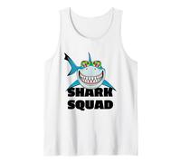Enjoy Cool Wild Shark Squad Novelty Graphic Cool Designs Camiseta sin Mangas