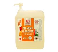 ENJOY COSMETICS - Gel Hidroalcohólico Aroma Suave a Mango 5L | 70% Alcohol | Con Glicerina Natural | Para el Cuidado de la Piel | 98% Ingredientes Naturales | Ideal para Casa y Comercios