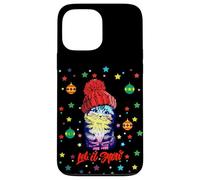 Enjoy Cute Colorful Christmas Cat Let's Snow Graphic Fun Carcasa para iPhone 13 Pro MAX