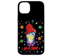 Enjoy Cute Colorful Christmas Cat Let's Snow Graphic Fun Carcasa para iPhone 14 Plus