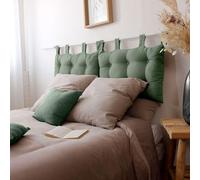 ED ENJOY HOME Panama Cabecero de Cama, algodón, Verde Arcilla, Completo