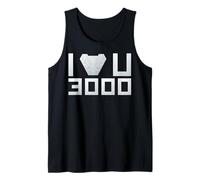 Enjoy Men's Women's Love Graphic Design Tees - I Love You Camiseta sin Mangas