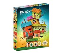 Enjoy Puzzle Casas de Cuentos de Hadas - Rompecabezas 1000 Piezas
