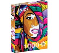 Rompecabezas de 1000 piezas, belleza africana