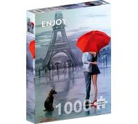Enjoy Puzzle - París para Dos - Rompecabezas 1000 Piezas, 1817