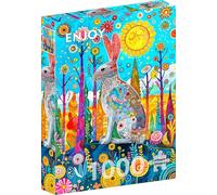 Enjoy Puzzle Puzle Hare's Whimsical Land 1000 piezas Animales