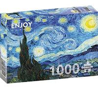 ENJOY Puzzle Rompecabezas de 1000 piezas - Vincent Van Gogh: Noche estrellada