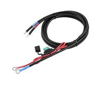 enjoy solar® 6 mm² 1,5 m cable de batería, regulador de carga solar y batería con fusible M8 (fusible de 1,5 m M8 30 A)