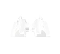 enjoy solar ABS panel solar 180mm holding spoiler bracket in white, ideal para autocaravanas caravanas barco