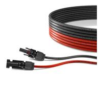 enjoy solar Cable de conexión profesional de 6 mm², módulo solar a regulador de carga solar, cable de conexión 5 m