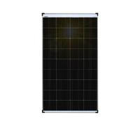 enjoy solar® Módulo Solar Monocristalino PERC Bifacial, celdas de 182 mm - ideal para autocaravana, placa de balcón, caseta de jardín, embarcación (210W, 12V)