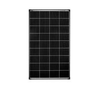 enjoy solar® Mono 12V Panel solar monocristalino, ideal para caravanas, casetas de jardín y barcos (Mono 170W Negro)