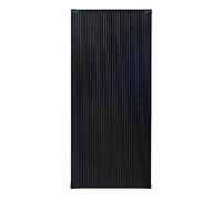 enjoy solar Panel solar monocristalino de 200 W, 12 V, PERC 9BB, módulo solar, Adecuado para caravanas, balcones, casetas de jardín, barcos (mono 200 W negro)