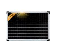 Enjoy solar Mono 50 W 12V Panel Solar Monocristalino Módulo Fotovoltaico ideal para RV, Jardín Vivienda, Barco.