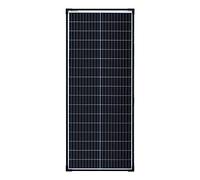 enjoy solar 80W 12V panel solar monocristalino, 182mm células solares 10 barras colectoras Panel solar ideal para autocaravana, sistema de balcón, vivienda de jardín, barco