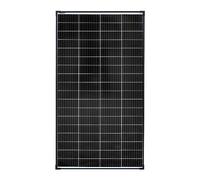 enjoy solar® Mono 12V Panel solar monocristalino, ideal para caravanas, casetas de jardín y barcos (Mono 170W Negro)