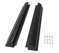 enjoy solar Solar Panel Aluminium 670mm Bracket, Retainer Roof Guide in Black with Pre-drilled Holes, Ideal for Motorhomes Caravans Boat