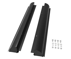 enjoy solar Solar Panel Aluminium 670mm Bracket, Retainer Roof Guide in Black with Pre-drilled Holes, Ideal for Motorhomes Caravans Boat