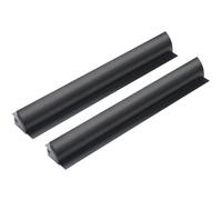 enjoy solar® Soporte de aluminio para panel solar 770mm Negro | Juego de 2 con orificios pretaladrados | Ideal para autocaravanas, campers y embarcaciones | Incluye tornillos de acero inoxidable