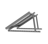 enjoy solar Triángulos de aluminio - Soporte ajustable ángulo de inclinación 22° - 40° para panel solar, ancho máximo del módulo 1140 mm (incluye tornillos y tuercas)