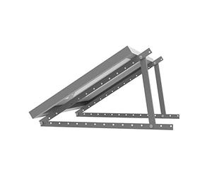 enjoy solar® Triángulos de aluminio - Soporte ajustable ángulo de inclinación 22° - 40° para panel solar, ancho máximo del módulo 1140 mm (incluye tornillos y tuercas)