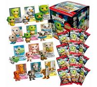 ENJOY TECH Skifidol Brainrot Trading Card Game | Edición Limitada para Coleccionar | Juego de 12 Cartas y 12 Figuras 3D con Mosquetón | Universo Psicodélico