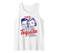 Enjoy Tequila Breakfast of Champions Retro | Drinkers Camiseta sin Mangas
