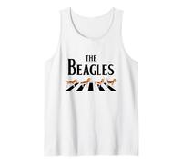 Enjoy The Beagles Squad Cool Funny Dogs Graphic Cool Designs Camiseta sin Mangas