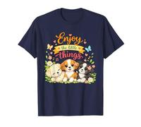 Enjoy The Little Things, Bonito Regalo para Amantes de los Perros Camiseta
