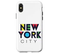 Enjoy Travel & Wear Colorful New York City Fashion Graphic Carcasa para iPhone X/XS