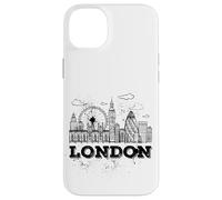 Enjoy Travel & Wear London Skyline Sketch Drawing Graphic Carcasa para iPhone 14 Plus