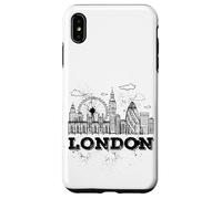 Enjoy Travel & Wear London Skyline Sketch Drawing Graphic Carcasa para iPhone XS MAX