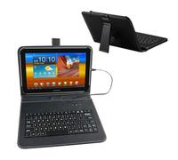 ENJOY-UNIQUE Funda para Tablet, Funda Universal 9 10 11 Pulgadas con Teclado Externo de Puerto USB C Compatible con Samsung Galaxy Tab 10" 11", Lenovo Tab/Idea Tab 11, XIAOMI Redmi Pad 2 11"