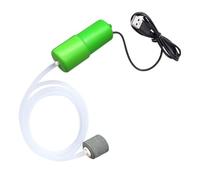 ENJOY-UNIQUE Mini Oxigenador Acuario, Bomba de Aire Acuario para Pecera, Aireador Portátil con Piedra de Aire para Acuarios Pequeños, Pesca al Aire Libre