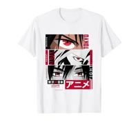 Enjoy Wear Cool Japanese Anime Manga Characters Graphic Camiseta gráfica económica, Hombre, Blanco, M